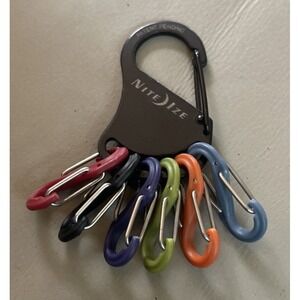 Nite Ize Key Rack S-Biner KRK2-01-R6 for Keys Organization